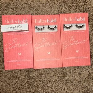 Flutterhabit Sweetheart Lashes and Glue